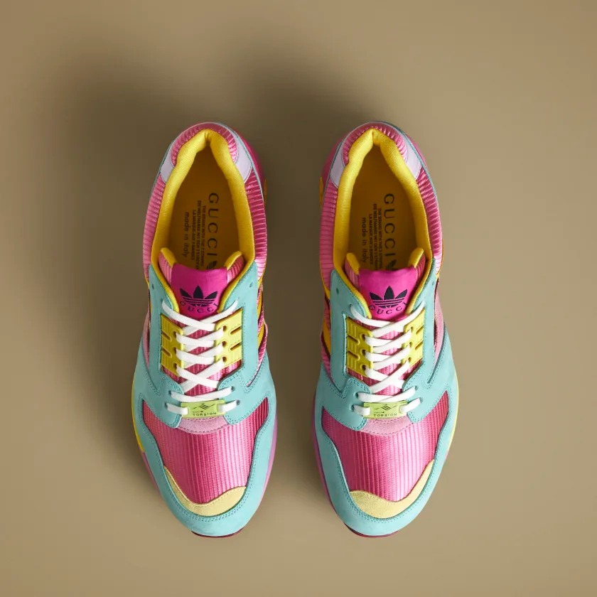 GUCCI 猫柄 Gucci x adidas ZX 8000 Pink Strata | IE2271 | Grailify